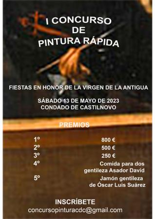 Imagen PRIMER CONCURSO DE PINTURA RÁPIDAD DEL CONDADO DE CASTILNOVO - 13 de mayo de 2023